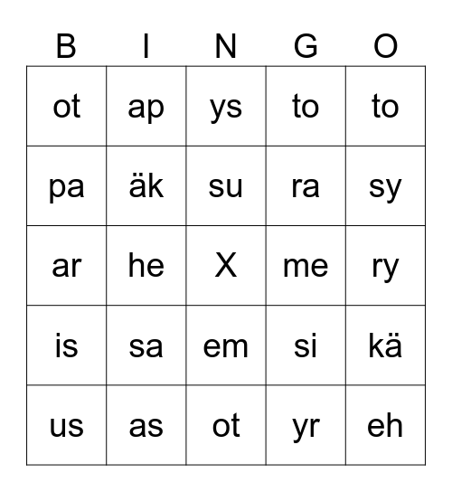 alkutavubingo Card