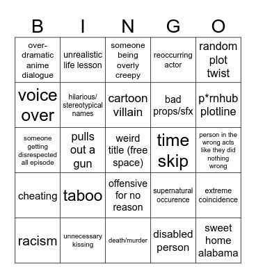 Tomorrow's Teachings Bingo Card