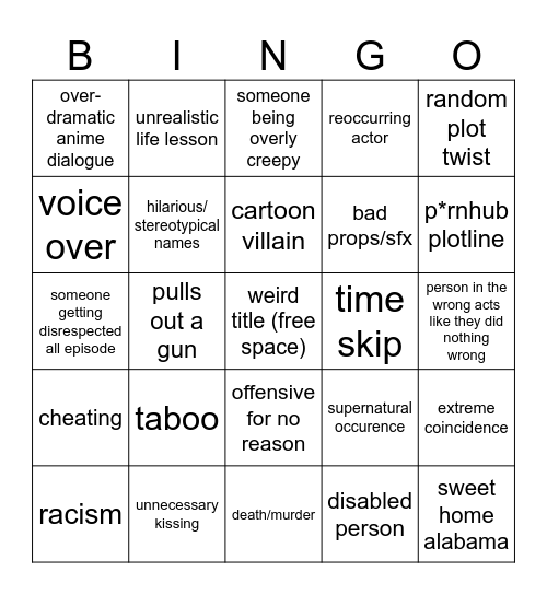 Tomorrow's Teachings Bingo Card
