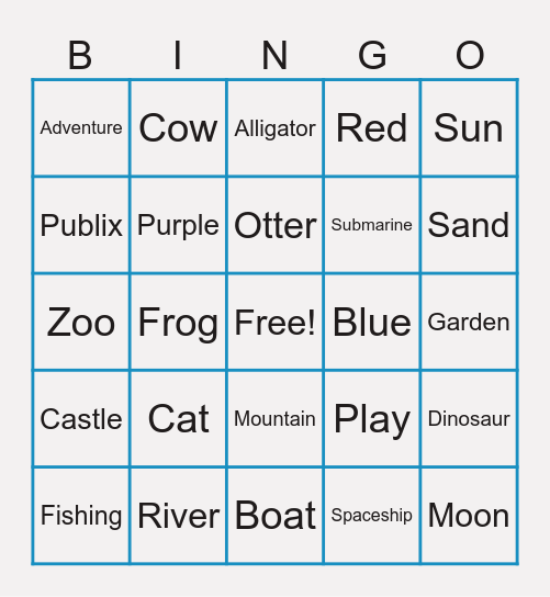 MCM BINGO Card