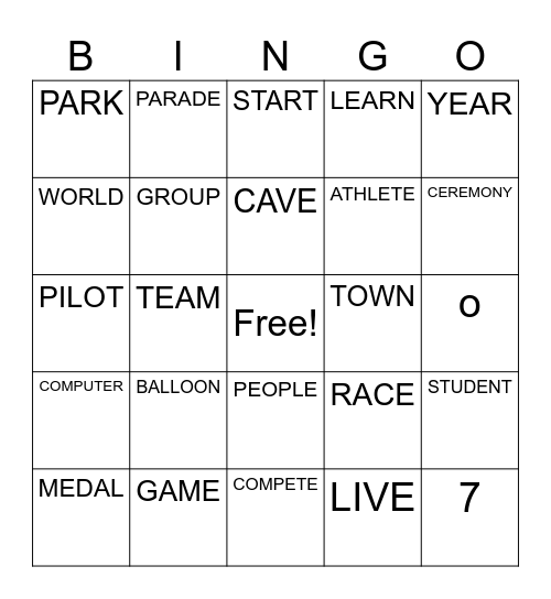 Dillyn's Signs 8/20-9/6 Bingo Card