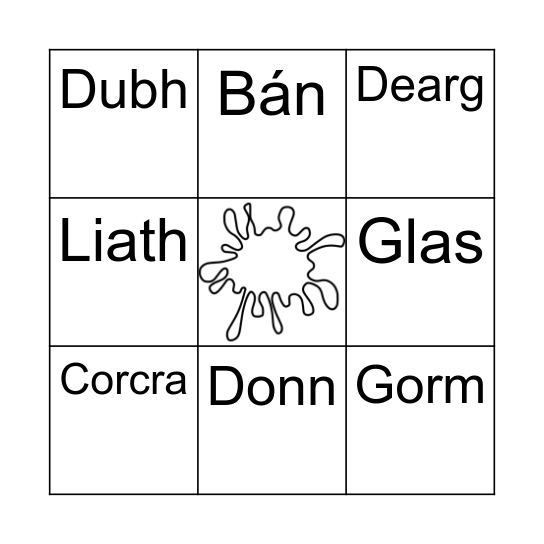 Dathanna Bingo Card