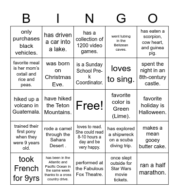 Coalition Bingo Card