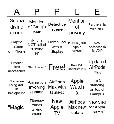 It's Glow Time Bingo Card