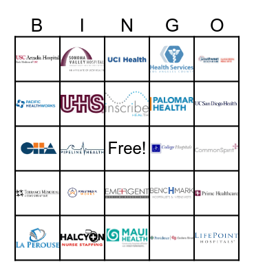 Benchmark BINGO Card