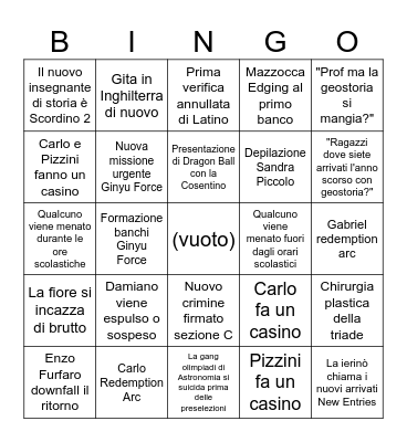 2024-2025 Bingo Card