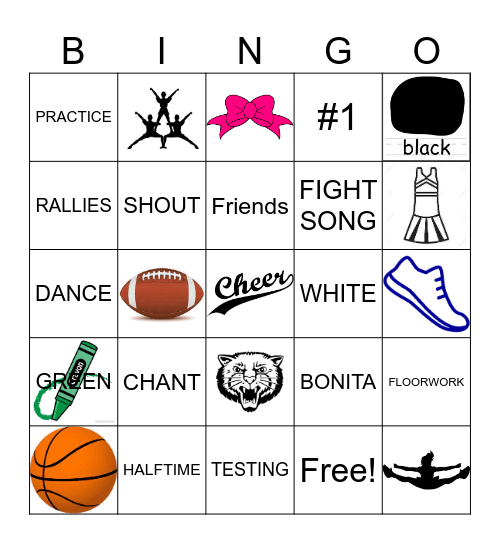SPIRIT Bingo Card