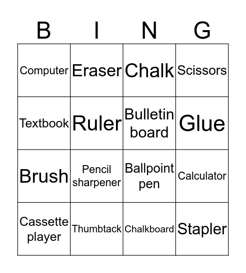 BB 2 Unit 3 Bingo Card