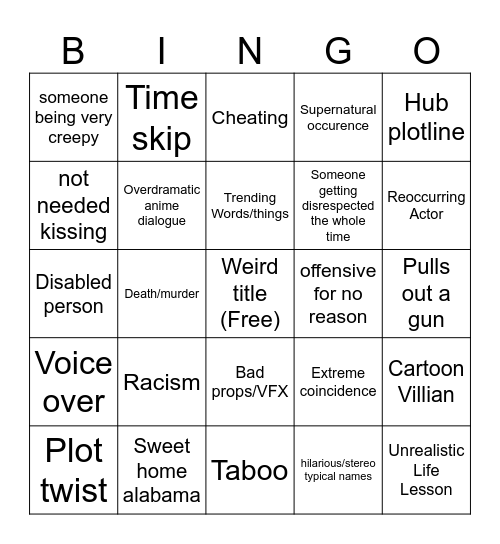 Tomorrow's Teachings BINGO Card