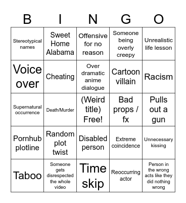 Tommorows teachings Bingo Card
