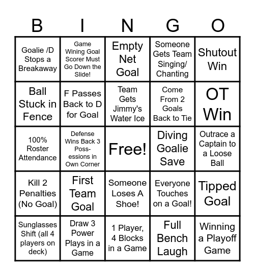 South Philly Shenanigans Bingo Card