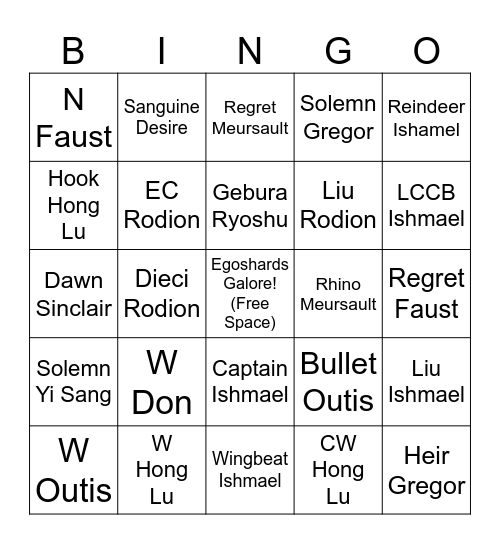 Walpurgisnacht 4 Bingo Card