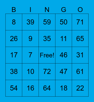 YTP Sportsfest 2024 Bingo Card