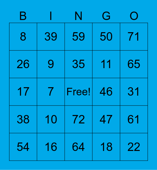 YTP Sportsfest 2024 Bingo Card
