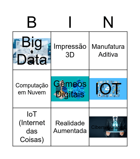 Bingo da Industria 4.0 Bingo Card