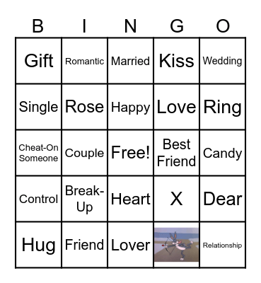 Love & Friendship Bingo Card