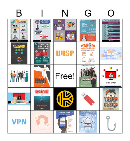 Cyber Security Bingo Card