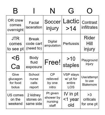 September Bingo Card