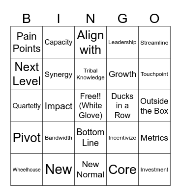 LMTS Rebranding Bingo Card