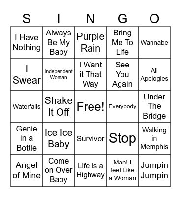 September All Hands Bingo Card