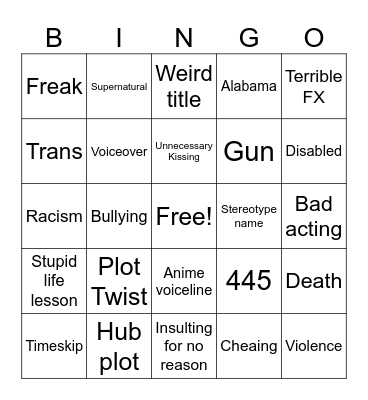 Tomorrow’s Teachings Bingo Card