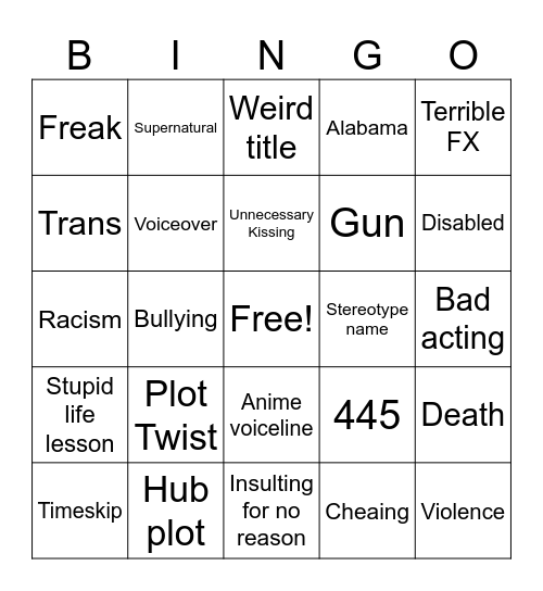 Tomorrow’s Teachings Bingo Card