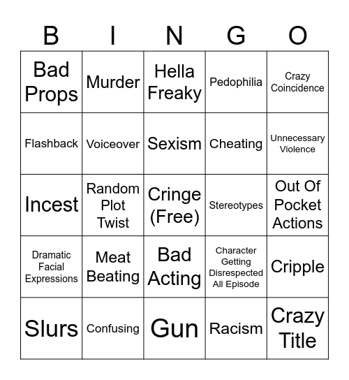 Tomorrow's Teachings Bingo Card