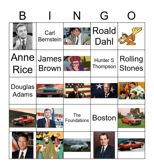 Senior Picnic Bingo Card