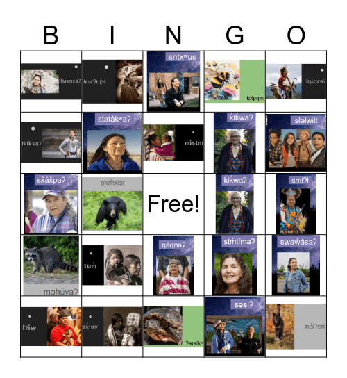 N1 L 6 and 7 w/ names Bingo Card