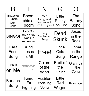 BOTTLEZ UP Bingo Card