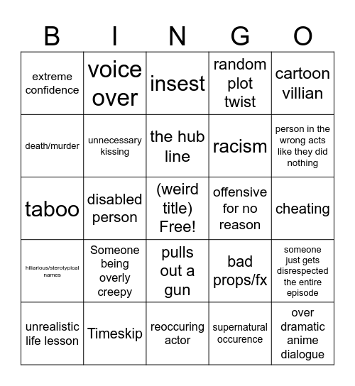 Tomorrows Teaching Bingo Card