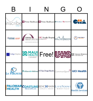 Benchmark BINGO Card