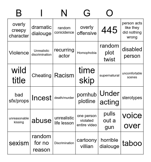 Tomorrow’s Teachings Bingo Card