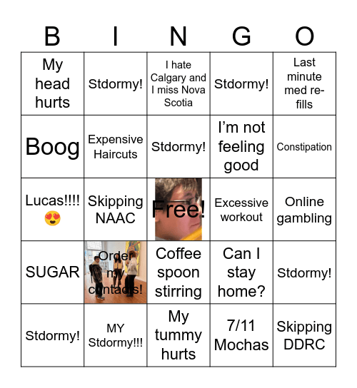 Terri Lynn Boberry Bingo Card