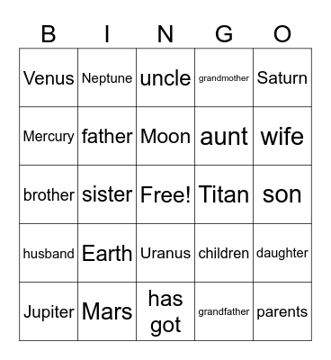 IX BINGOOO !! :) Bingo Card