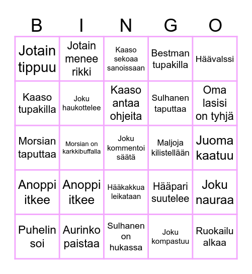 HÄÄBINGO Card