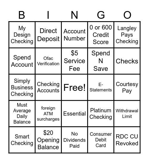 Check In with Monica & Cynthia Bingo Card