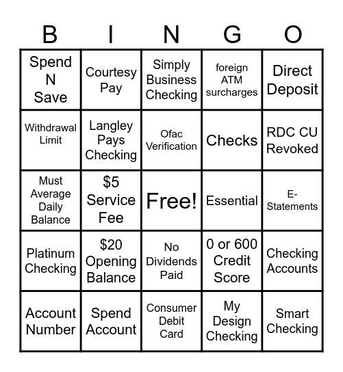 Check In with Monica & Cynthia Bingo Card