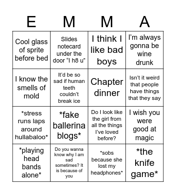 Birthday Bingo Card