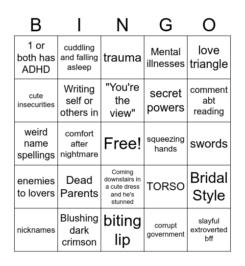 Corilynn's Books Bingo Card