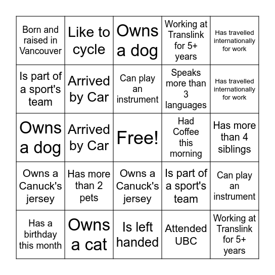 IP Picnic Icebreaker Bingo Card