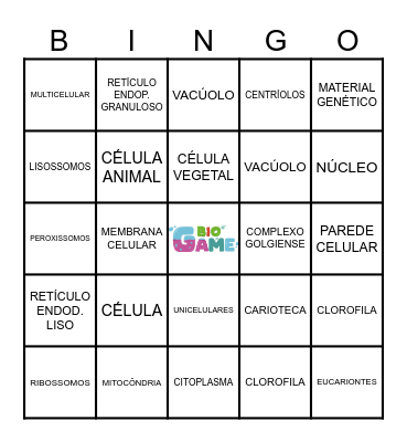 Bingo Citologia Bingo Card
