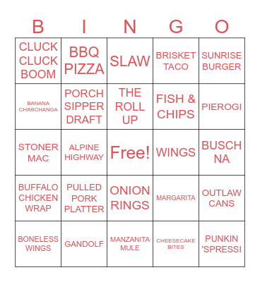 SOUTHSIDE BINGO Card