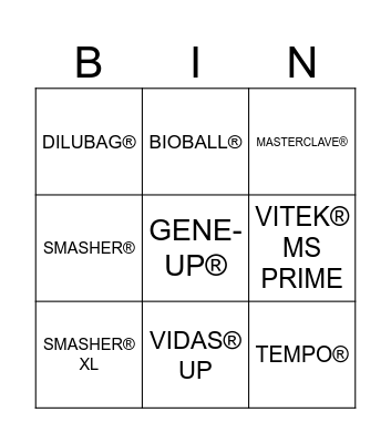 bioMérieux Poultry School Bingo Card