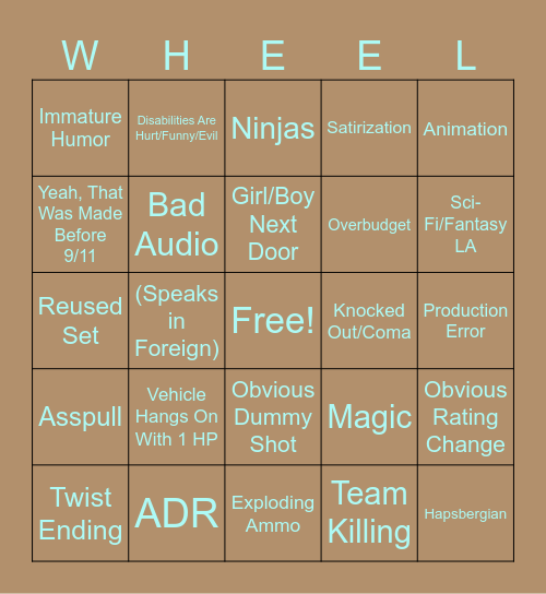 Shots Machine BINGO (Version 2) Bingo Card
