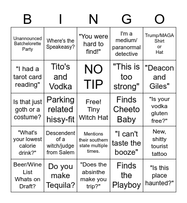 DGD October BingoooooHo No! Bingo Card