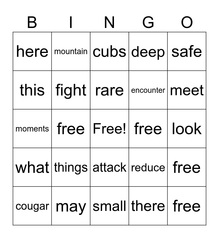 sept 06 Bingo Card