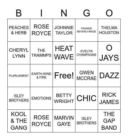 BOTTLEZ UP OLDSCHOOL Bingo Card