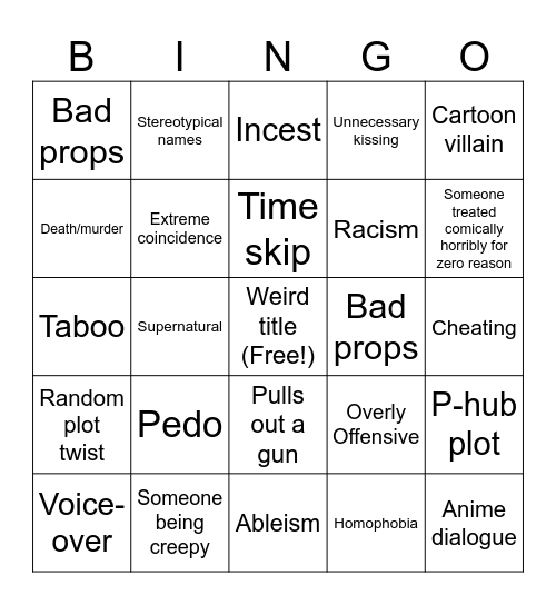 Tomorrows teachings Bingo Card