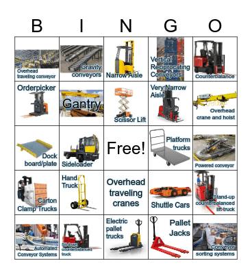 Chp 3 Handling Equipment Bingo Card